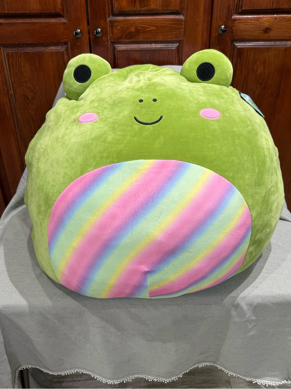 NWT Doxl The Frog Squishmallow Kellytoy Plush Stuffed Animal Toy 24 Inch